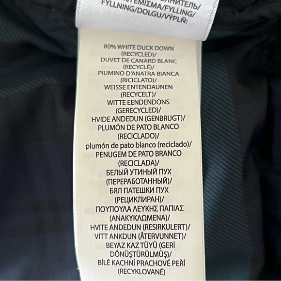 Polo Ralph Lauren 2 in1 Down Hooded Corduroy Puffer Jacket/Vest Sz M Navy - Picture 9 of 12